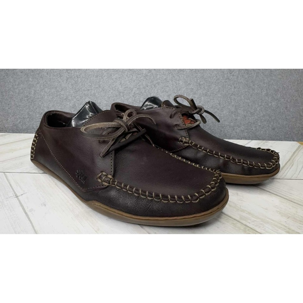 Soul Of Africa‎ Leather Moccasin Loafer Shoe Size UK 7 - Men's 8 Women's 9-9.5 - Picture 2 of 10